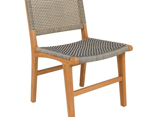 Καρέκλα Darien 333-000004 52x62x86cm Natural-Black-Cream