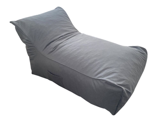 Πουφ Derek 34.004 70x106x67cm Grey Zita Plus