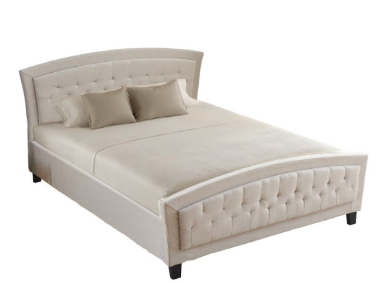 Κρεβάτι Camaro (Για Στρώμα 160x200cm) 347-000019 170x218x109cm Beige Υπέρδιπλo