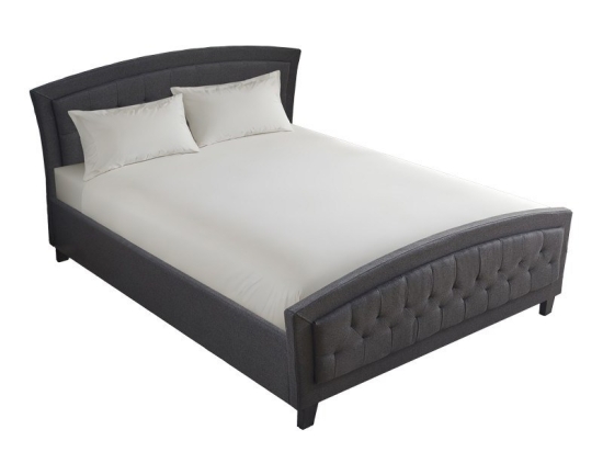 Κρεβάτι Camaro (Για Στρώμα 160x200cm) 347-000021 170x218x109cm Anthracite Υπέρδιπλo
