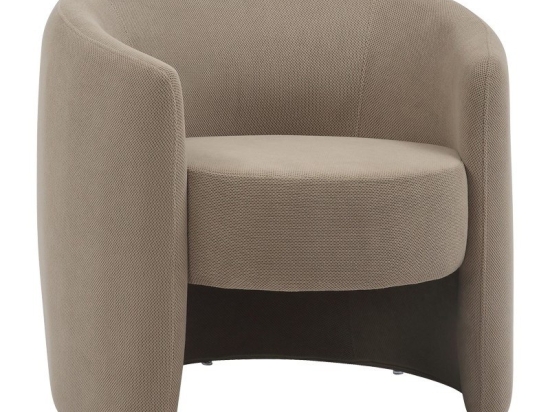 Πολυθρόνα Barken 350-000011 77x74,5x73cm Taupe