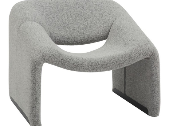 Πολυθρόνα Clous 350-000013 86x77x73,5cm Grey