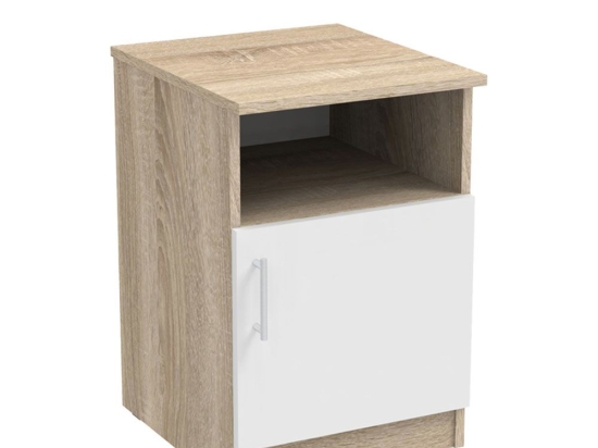 Κομοδίνο Galdi 361-000035 40x45x60cm Sonoma-White