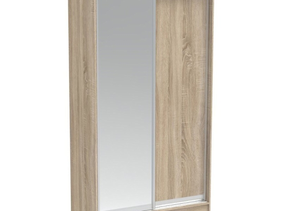 Ντουλάπα Δίφυλλη Korredor 361-000047 120x60x220cm Sonoma Δίφυλλη