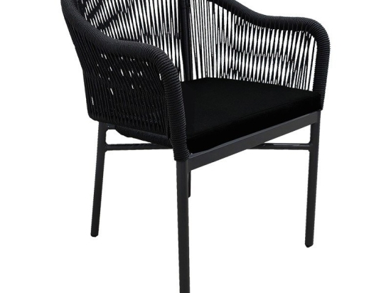 Πολυθρόνα Legana 364-000008 56x66x82cm Black