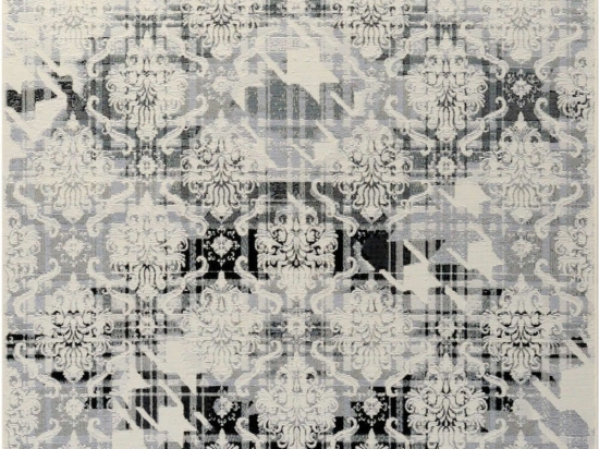 Χαλί Capri 00629-102 Black-White Merinos 150X200cm