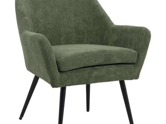 Πολυθρόνα Rochelle 370-124-057 65x66x76cm Green-Black