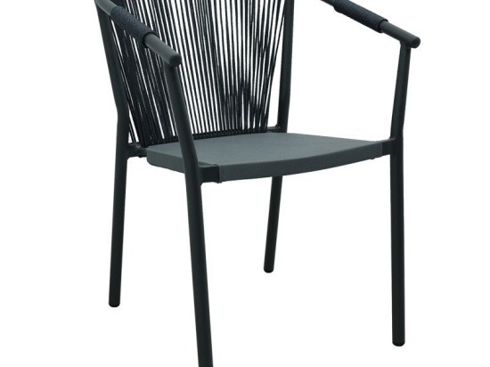 Πολυθρόνα Convince 373-000002 56x63x82cm Black