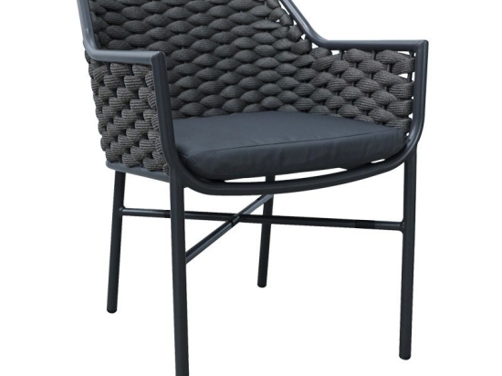 Πολυθρόνα Ortegia 373-000004 57x62x82cm Anthracite