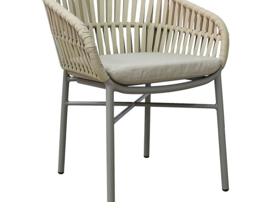 Πολυθρόνα Frama 373-000010 57x60x78cm Taupe