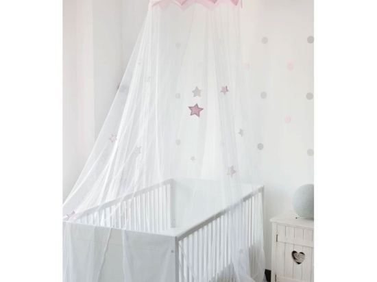 Κουνουπιέρα Οροφής Τούλινη Αστέρια 55-8075056 Pink Trois Kilos Sept Πολυέστερ