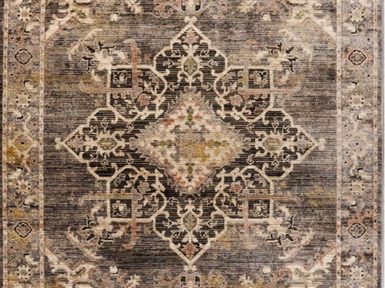Χαλί Darianna 52000-124 Black-Beige Merinos 200X290cm