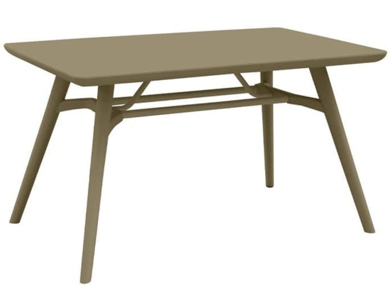 Τραπέζι Κήπου 393-125-011 135x79x75cm Cappuccino