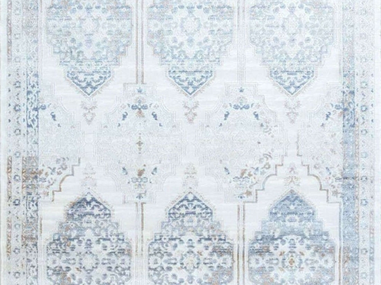 Χαλί Barocco D185A1N Cream-Blue Ezzo 160X230cm