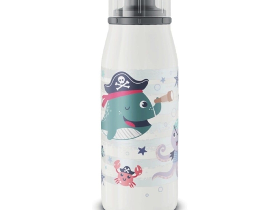 Θερμός Παιδικό Brave Pirates 5677404035 350ml Multi Alfi Ανοξείδωτο Ατσάλι