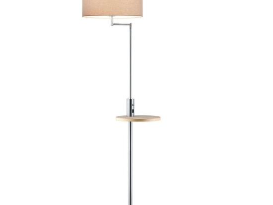 Φωτιστικό Δαπέδου Claas 40x160cm Nickel Mat-Grey 400400107 Trio Lighting Μέταλλο,Ύφασμα