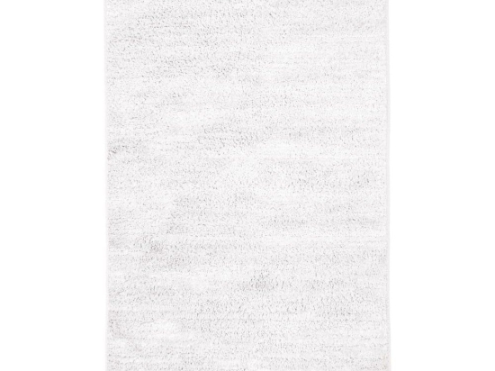 Πατάκι Μπάνιου Glow 9186 100 White Kleine Wolke 60x100cm Πολυέστερ