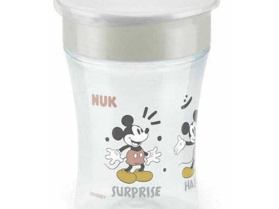 Ποτηράκι Παιδικό Evo Mini Magic Cup 10255425 230ml 230ml 8 Μηνών + Light Grey - Red Nuk 230ml Πολυπροπυλένιο