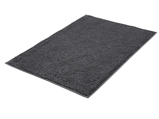 Πατάκι Μπάνιου Kansas 4018 Dark Grey Kleine Wolke 60Χ90 60x90cm 100% Βαμβάκι