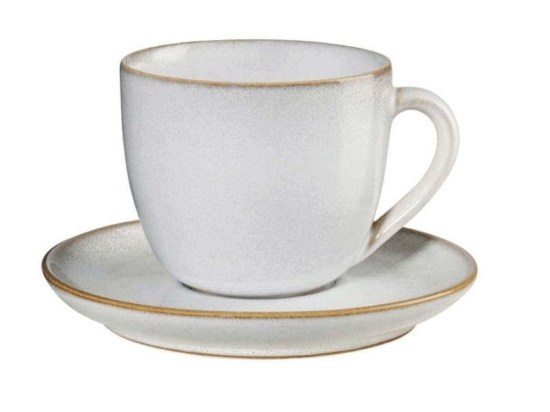 Φλυτζάνι Cappuccino Με Πιατάκι Saisons 27130107 230ml Sand Asa Κεραμικό