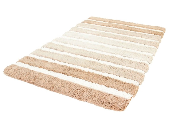 Πατάκι Μπάνιου Phoenix 4045 Taupe Kleine Wolke 60x100cm Βαμβάκι-Πολυέστερ