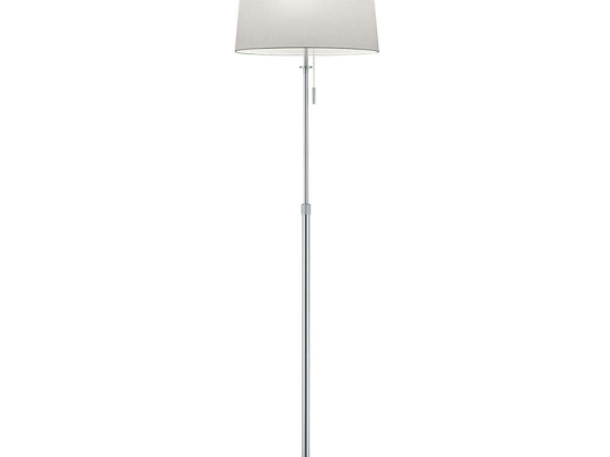 Φωτιστικό Δαπέδου Lyon 409100307 D46x138 - 180cm Nickel Trio Lighting Μέταλλο,Ύφασμα
