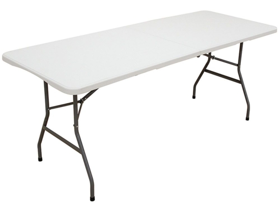 Τραπέζι Κέτερινγκ (Βαλίτσα) 41.0206 244x75x74cm White-Grey Zita Plus