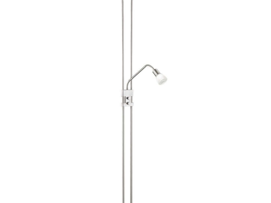 Φωτιστικό Δαπέδου Led Santo II 1x450Lm, 4x450Lm 25x180cm Nickel Mat 421910207 Trio Lighting Μέταλλο,Γυαλί