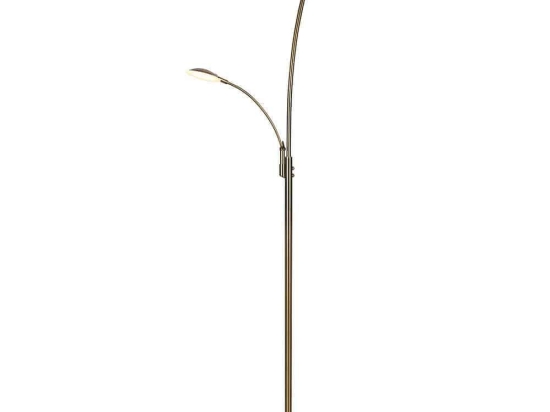 Φωτιστικό Δαπέδου Granby 424310204 29x180cm Dim Led 3400Lm 29W/650Lm 6,5W Brass Trio Lighting