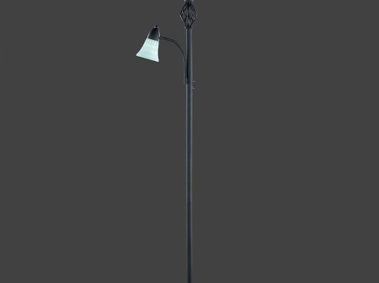 Φωτιστικό Δαπέδου Rustica 180x32cm Rusty-White 4602021-24 Trio Lighting Μέταλλο,Γυαλί