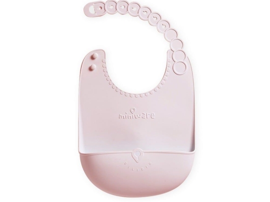 Σαλιάρα Σιλικόνης Des.12 Pink Miniware Σιλικόνη