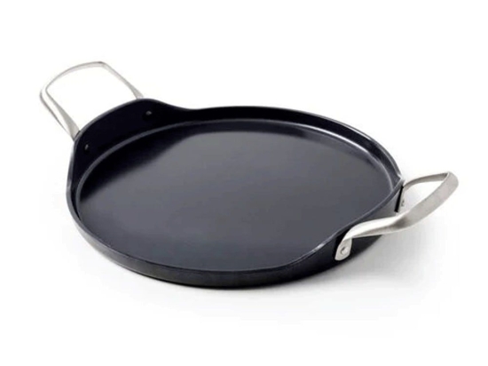 Ταψί Πίτσας Στρογγυλό Chop & Grill CC001451-001 28cm Black GreenPan Ανοξείδωτο Ατσάλι