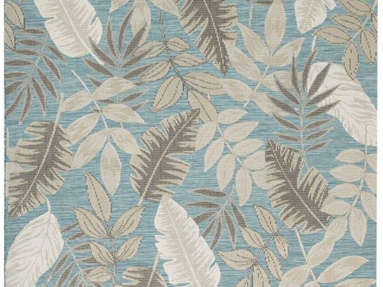 Χαλί Garden 65256C Blue-Beige New Plan 77X150cm