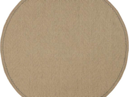 Χαλί Sahara 060A Beige Round New Plan 160X160 Round