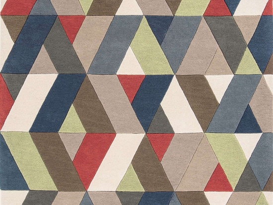 Χαλί Funk Chevron Red-Multi Asiatic London 170X240cm