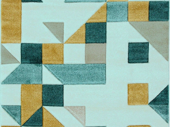 Χαλί Sketch SK03 Shapes Green Asiatic London 120X170cm