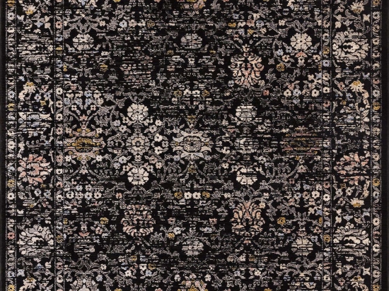 Χαλί Sovereign Vintage Floral Black Asiatic London 240X330cm