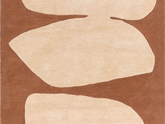 Χαλί Canvas 5 Collage Beige-Rust Asiatic London 200X290cm