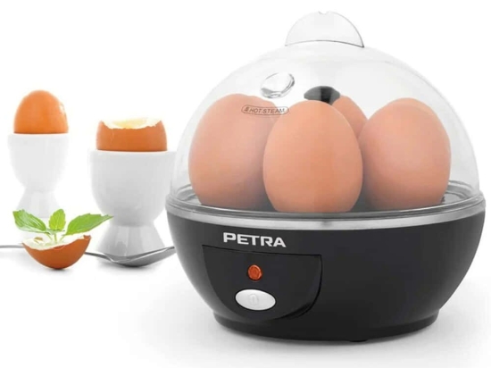 Αυγοβραστήρας 6 Θέσεων PT2783VDEEU7 430W Black Petra