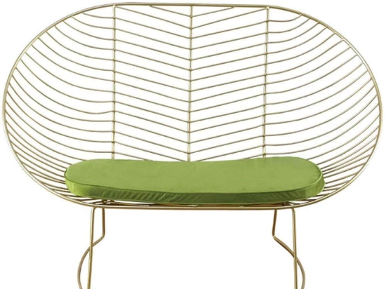 Καναπές Διθέσιος 19-00-23370 160x71x107cm Gold