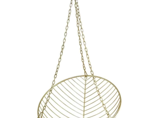 Πολυθρόνα Κρεμαστή 19-00-23374-2 101x62x81cm Gold