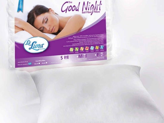 Μαξιλάρι Ύπνου Ballfiber Good Night Soft La Luna 50Χ70 100% Ballfiber