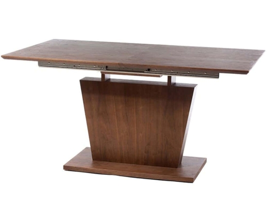 Τραπέζι Επεκτεινόμενο Tabsef 709-3205 160x90x77cm Brown Mdf