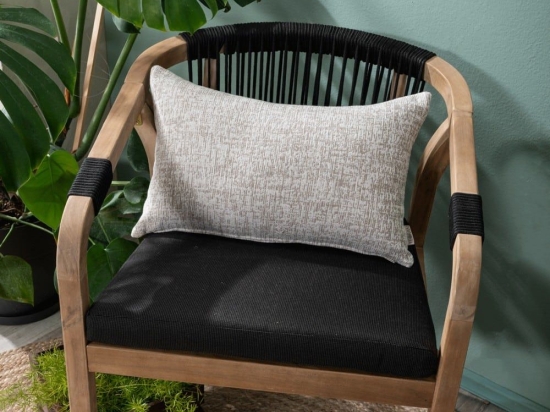 Μαξιλάρι Διακοσμητικό (Με Γέμιση) Milazzo 02 Beige Teoran 30X50 Βαμβάκι-Πολυέστερ