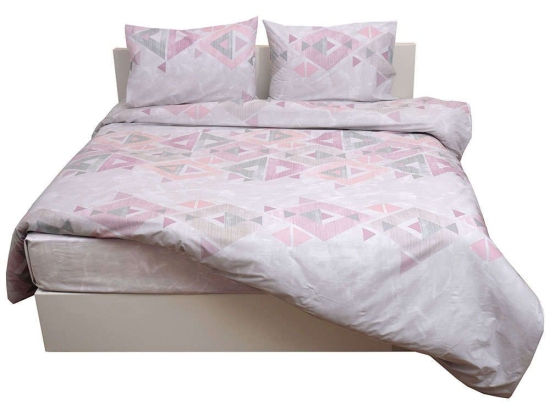 Πάπλωμα Σετ 2Τμχ Des. 5002 Grey Anna Riska Μονό 160x240cm 100% Βαμβάκι