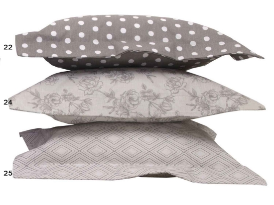 Βρεφικό Σεντόνι Baby Mix & Match 25 Grey Anna Riska Κούνιας 120x65cm Χωρίς Λάστιχο 100% Βαμβάκι