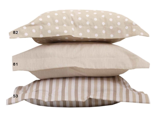 Βρεφικό Σεντόνι Baby Mix & Match 53 Beige - Cream Anna Riska Κούνιας 120x160cm Χωρίς Λάστιχο 100% Βαμβάκι