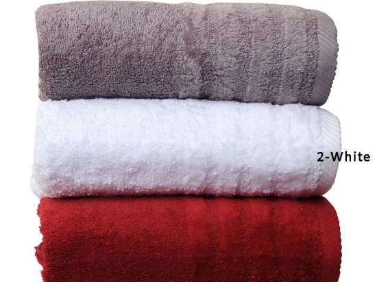 Πετσέτα Spa 2 White Anna Riska Προσώπου 50x100cm 100% Βαμβάκι