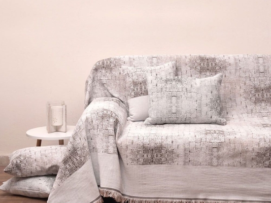Ριχτάρι 1535 Sand Anna Riska Πολυθρόνα 180x180cm Jacquard