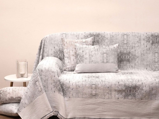 Ριχτάρι 1535 Grey Anna Riska Διθέσιο 180x240cm Jacquard